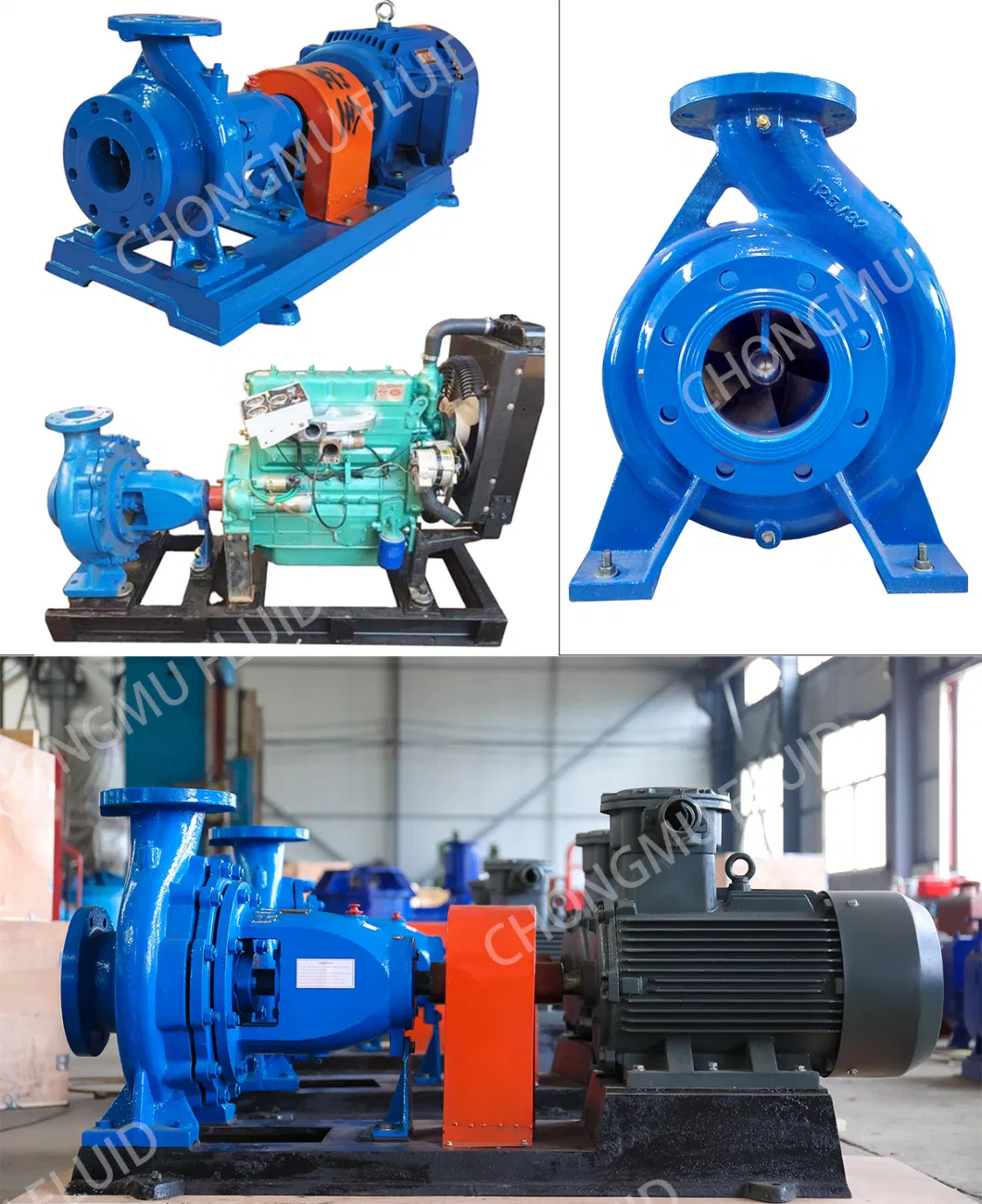 End Suction Horizontal Fire Fighting Centrifugal Water Pump