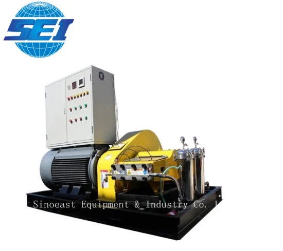 Máquina de limpieza por chorro de agua a alta presión impulsada por motor diésel para tierras industriales y agrícolas
