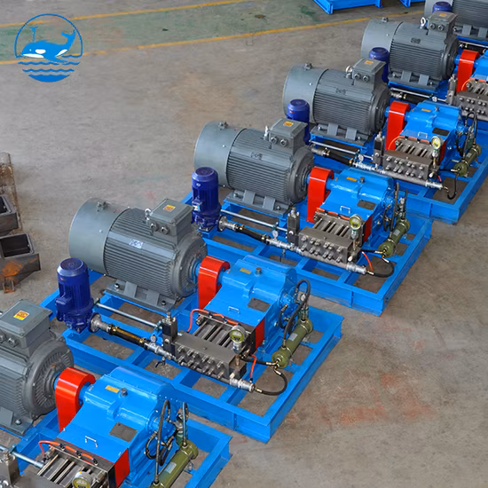 Máquina de limpieza por chorro de agua a alta presión impulsada por motor diésel para tierras industriales y agrícolas